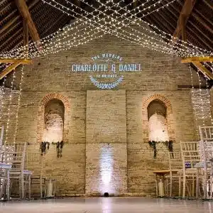 Wedding DJ Hampshire - Monogram Projection